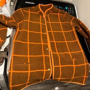QVC italia fleece chore coat
